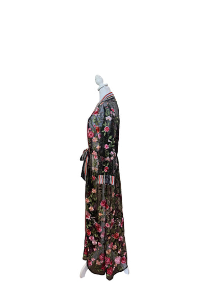 Aratta Journey Sheer Floral Kimono $149-KIMONO-Gazelle Fashion and Style