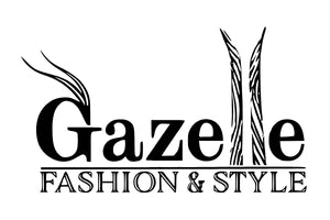 Gazelle Fashion and Style Logo Black and white 