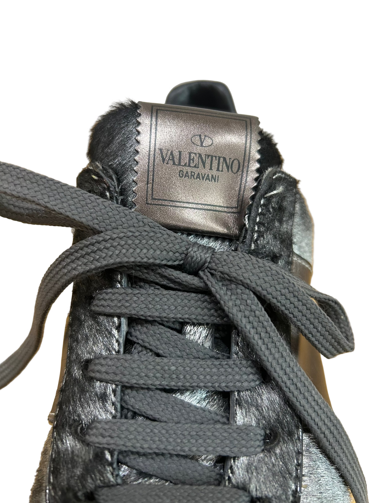 Valentino Flycrew Rockstud Sneaker- Size 38, US 8 $185-Shoes-Gazelle Fashion and Style