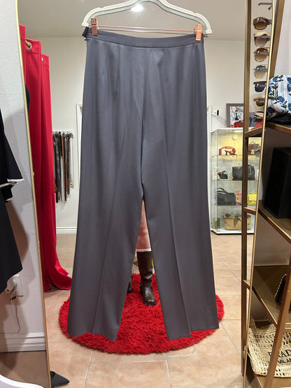 MaxMara Grey Wool Pant- Size 10 $75-Pants-Gazelle Fashion and Style