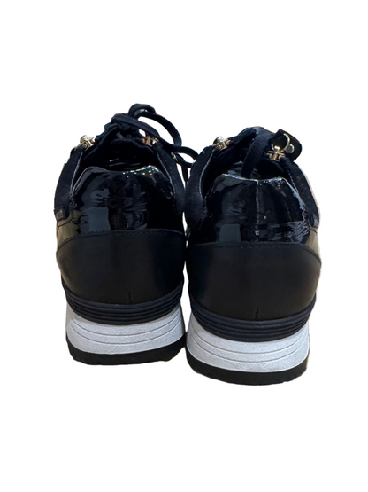Black Sneakers with Zip Detail-SNEAKER-Gazelle Fashion and Style