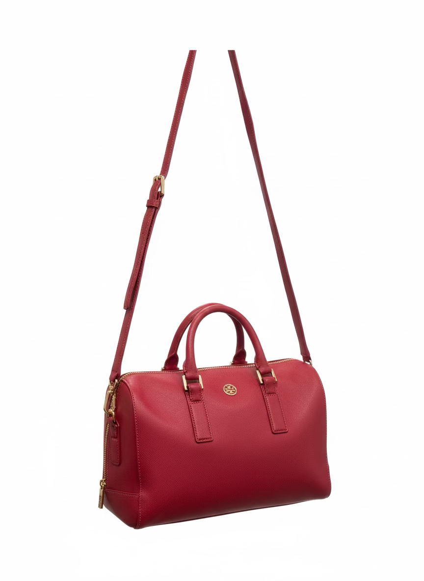 Tory Burch Red Handbag-HANDBAGS-Gazelle Fashion and Style