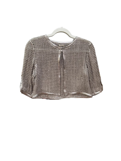 Jocelyn Cropped Leather Cardigan-JACKETS-Gazelle Fashion and Style