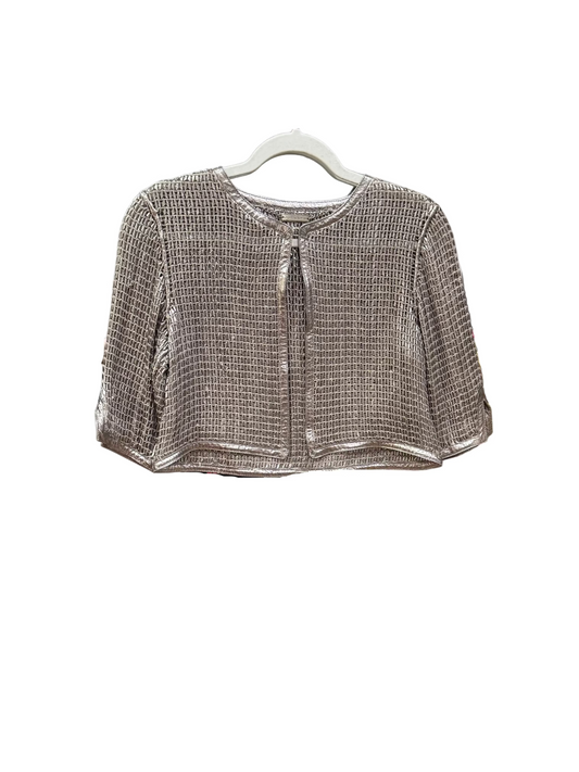 Jocelyn Cropped Leather Cardigan-JACKETS-Gazelle Fashion and Style