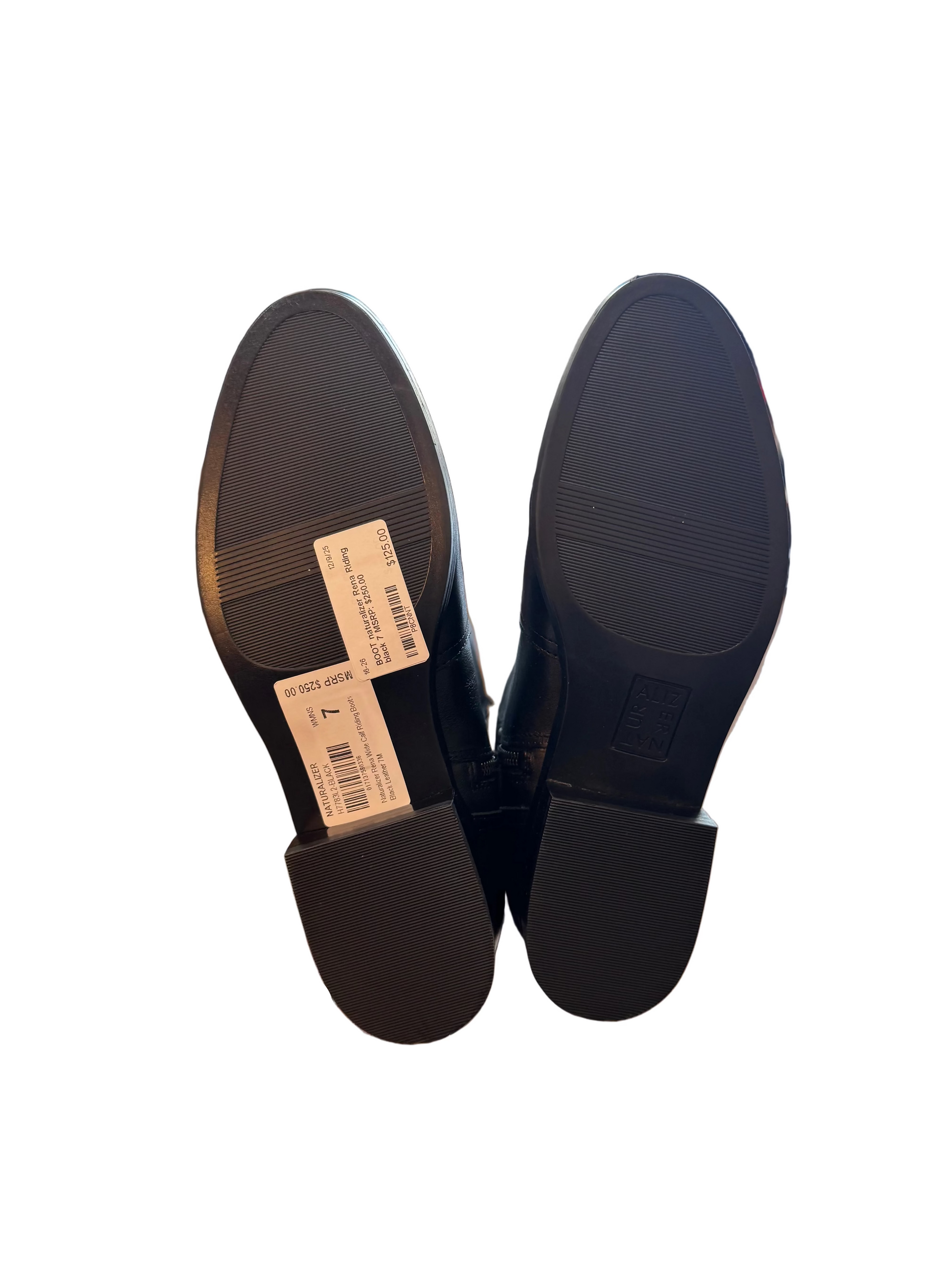 Naturalizer Rena Black Riding Boot-BOOT-Gazelle Fashion and Style