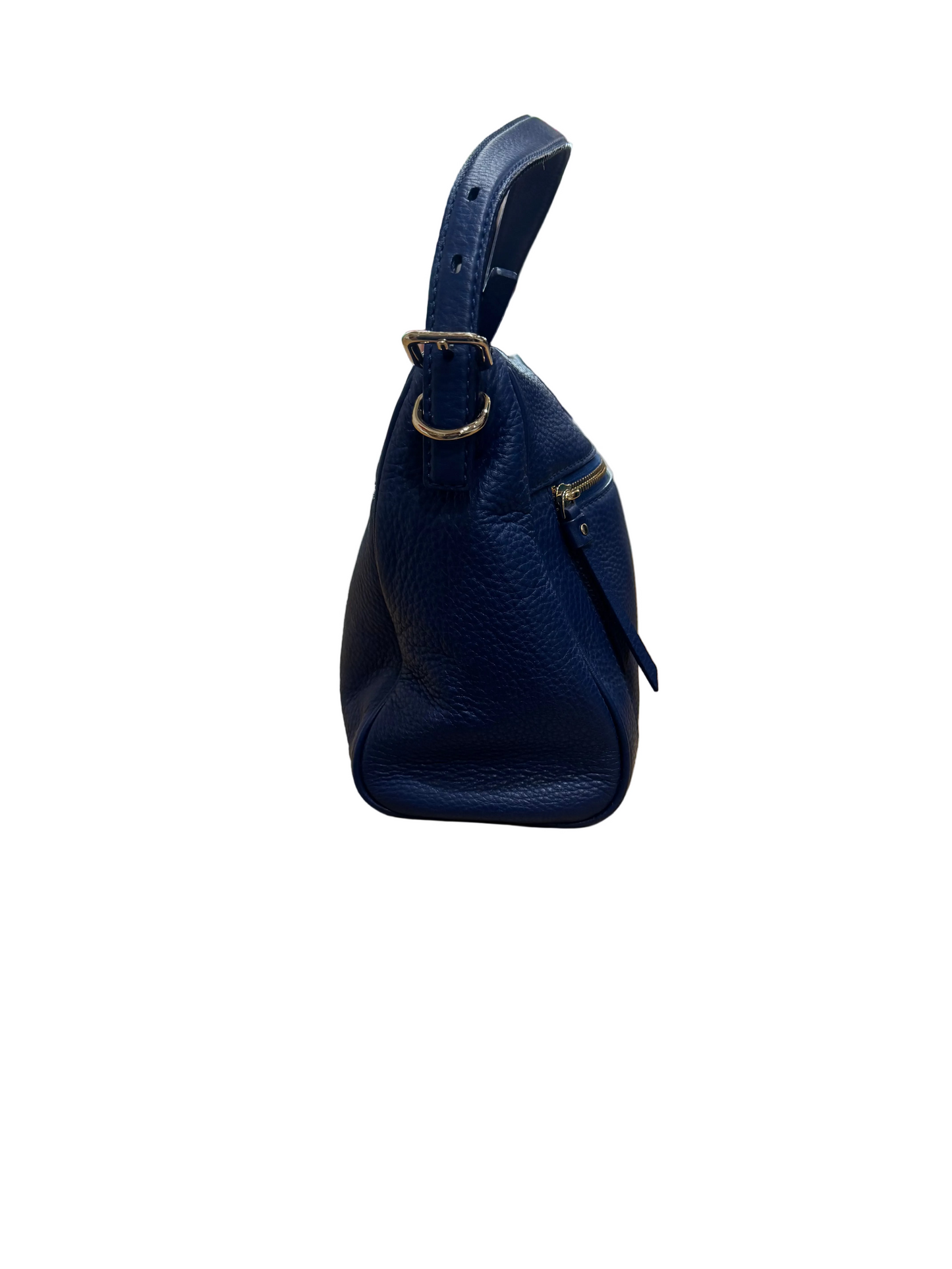 Kate Spade New York Cobble Hill Small Harris Laguna Blue Leather Satchel Crossbody Handbag-HANDBAGS-Gazelle Fashion and Style