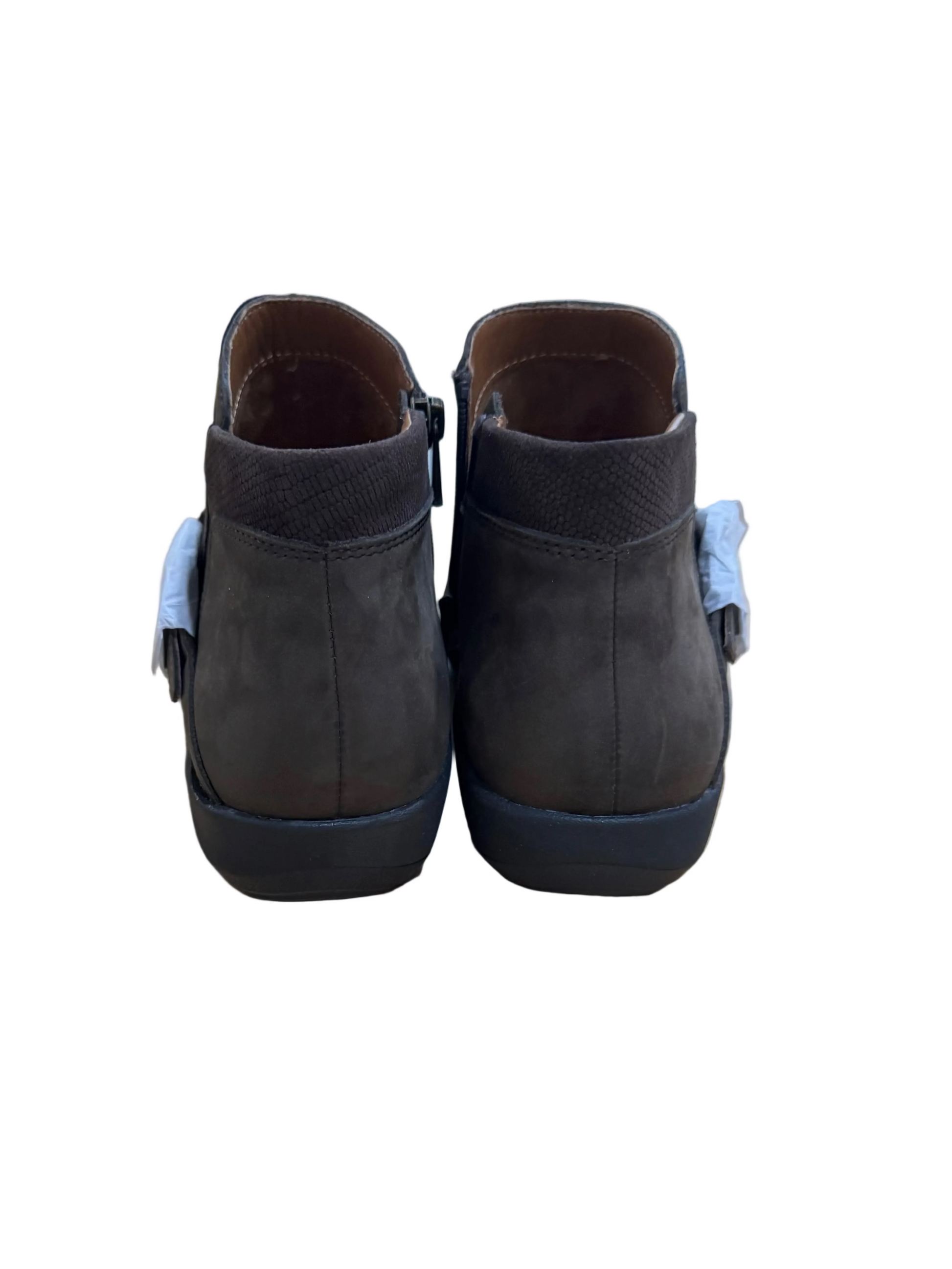 Aetrex Women's Brown Ankle Boots-SHOES-Gazelle Fashion and Style