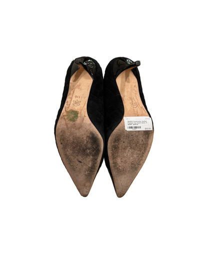 Footcandy Black Quilted Pointed Toe Heels-SHOES-Gazelle Fashion and Style