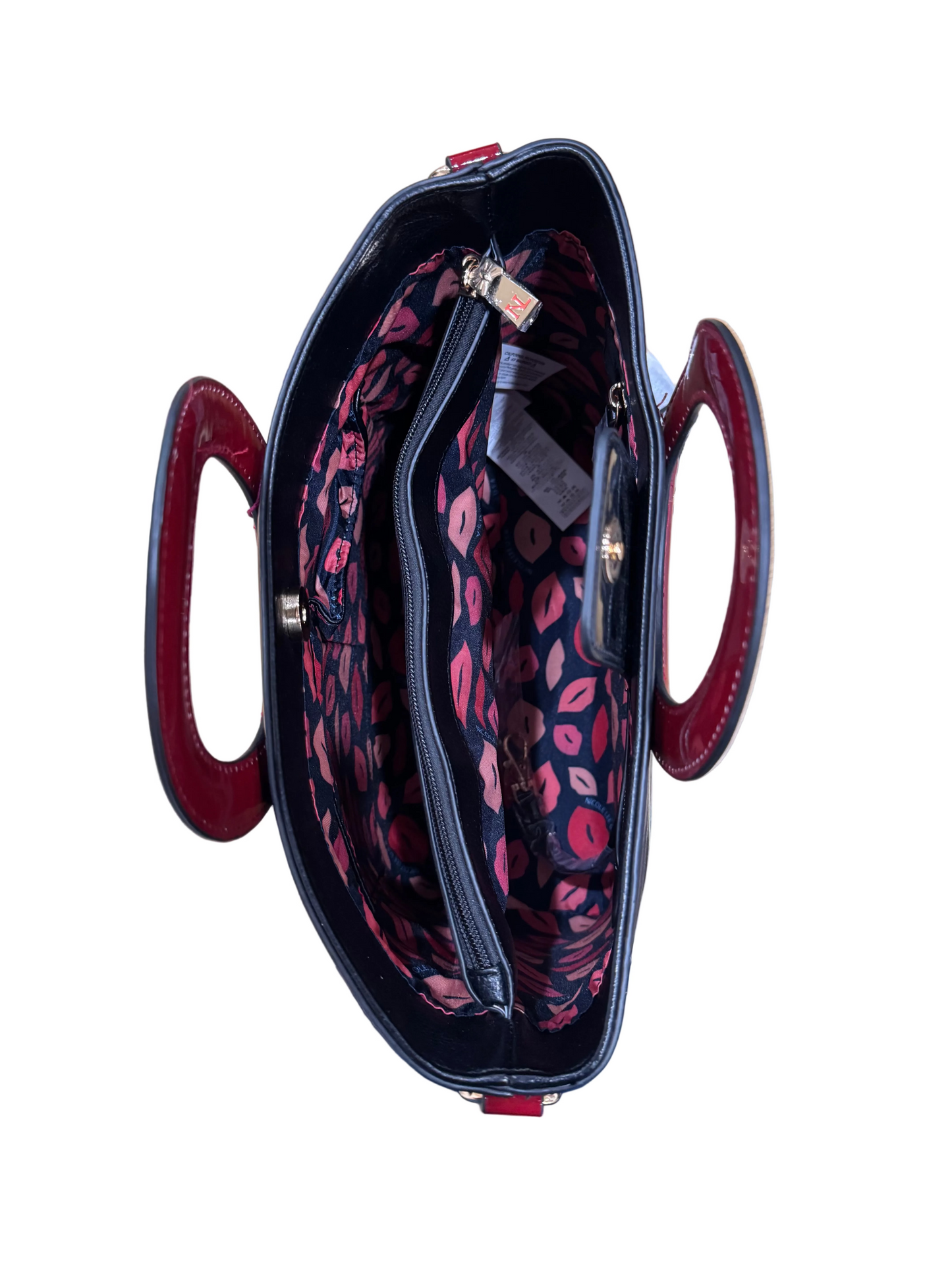 Nicole Lee Handbag with Gem Accents-HANDBAGS-Gazelle Fashion and Style