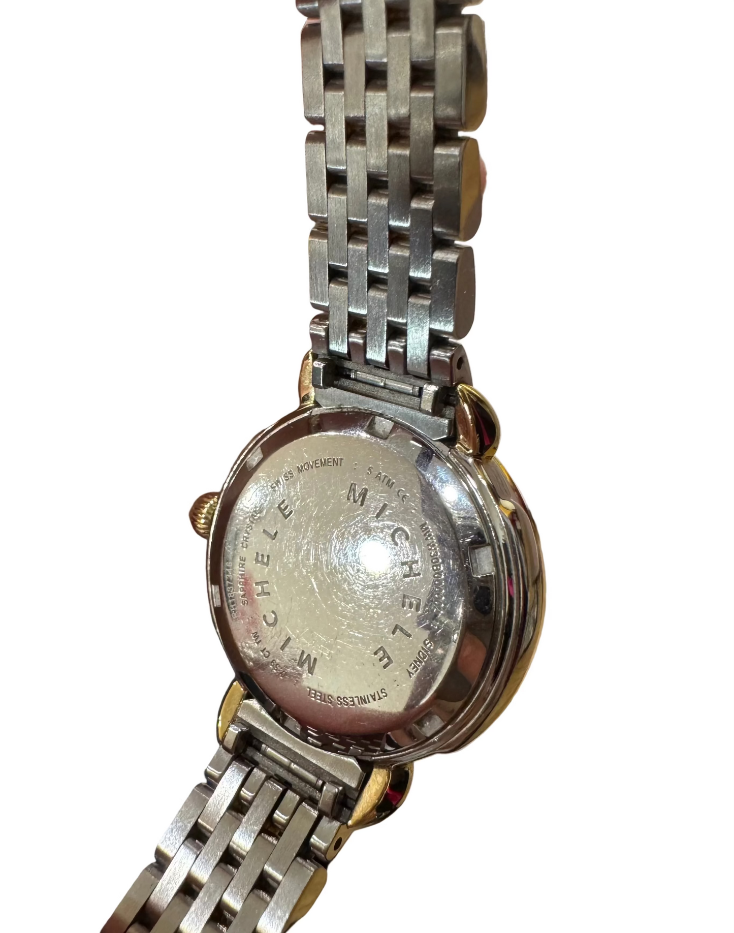 Michele Sidney Classic Two-Tone Diamond Watch-WATCH-Gazelle Fashion and Style