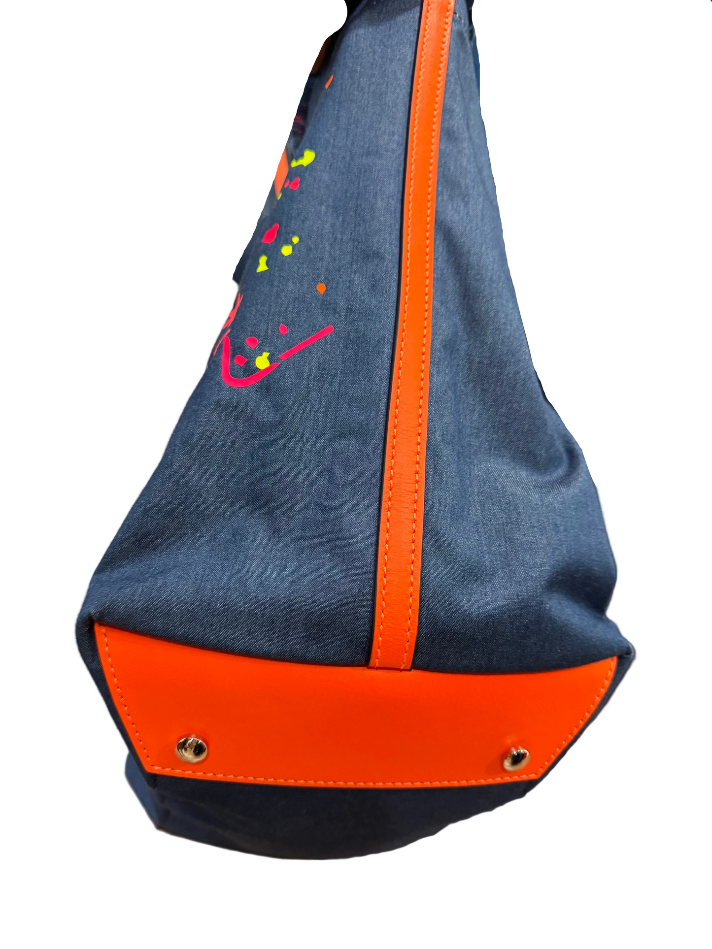 Christian Louboutin Frangibus Medium Printed Denim Tote Bag-HANDBAGS-Gazelle Fashion and Style