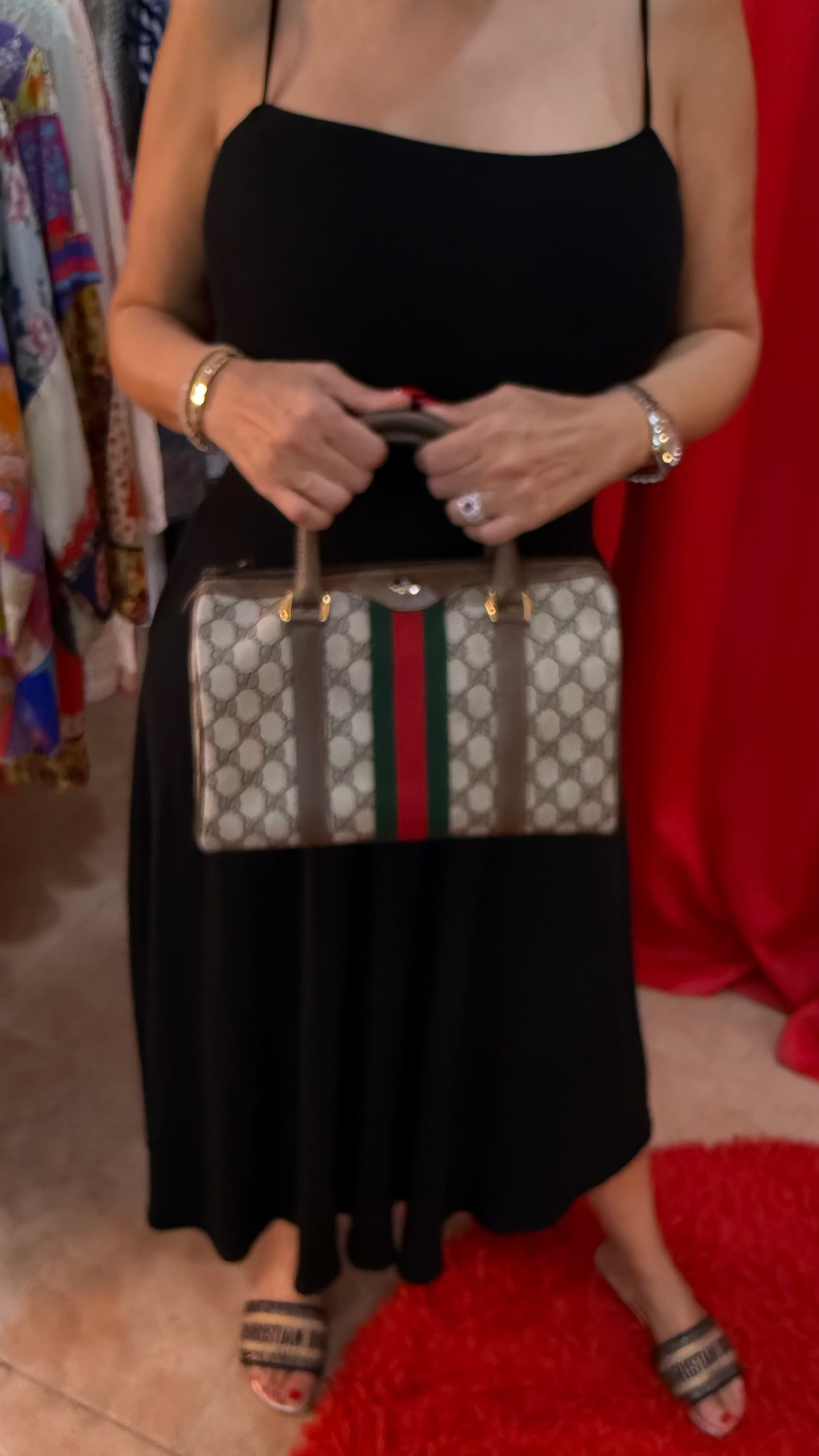 Gucci Monogram Boston $549-Bags-Gazelle Fashion and Style
