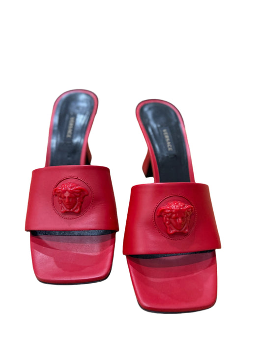 Versace Medusa Leather Mules