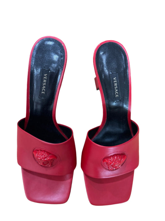 Versace Medusa Leather Mules