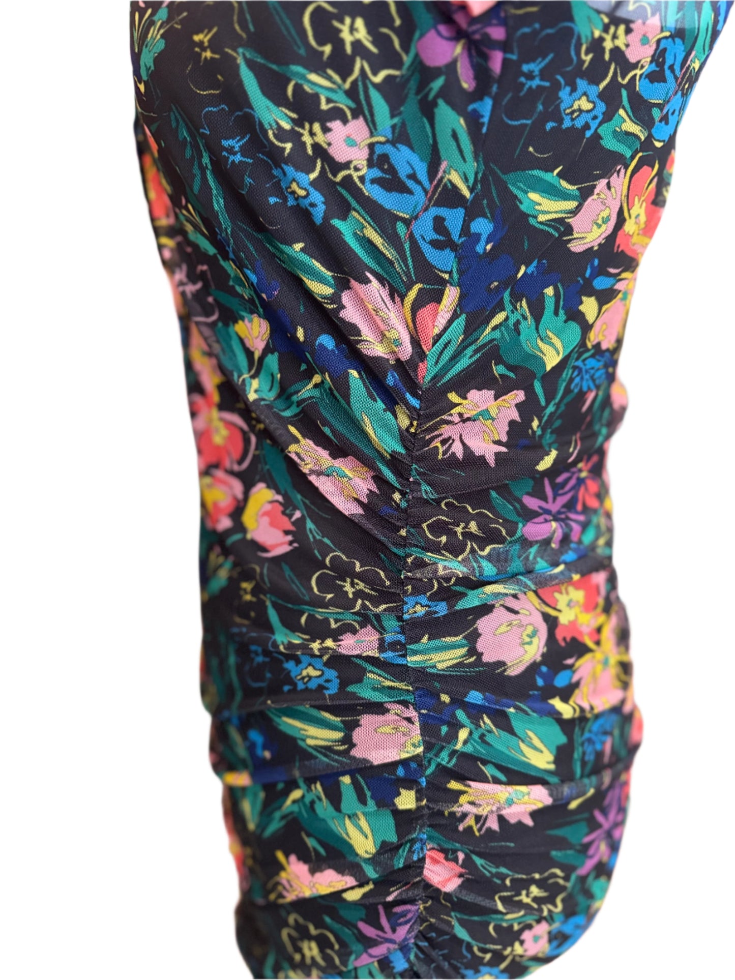 Ted Baker London Sheer Floral Mesh Maxi Dress