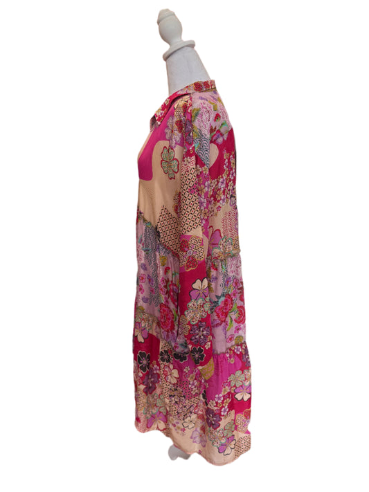 Johnny Was Boho Patchwork Dress