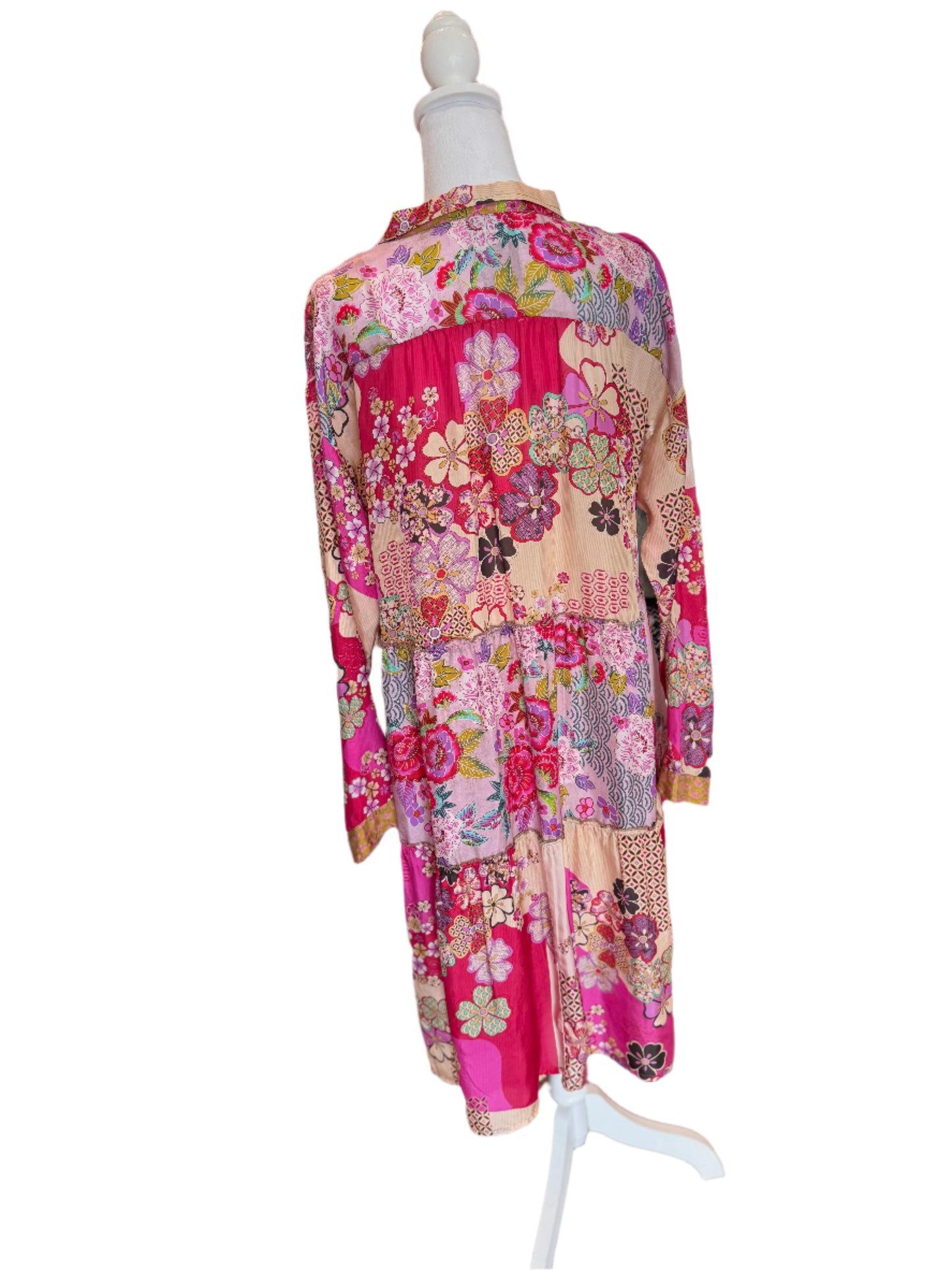 Johnny Was Boho Patchwork Dress