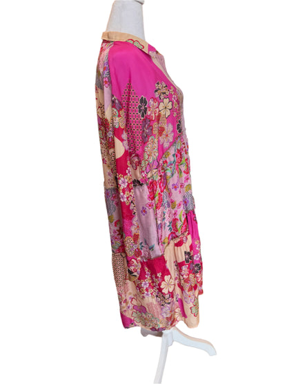 Johnny Was Boho Patchwork Dress