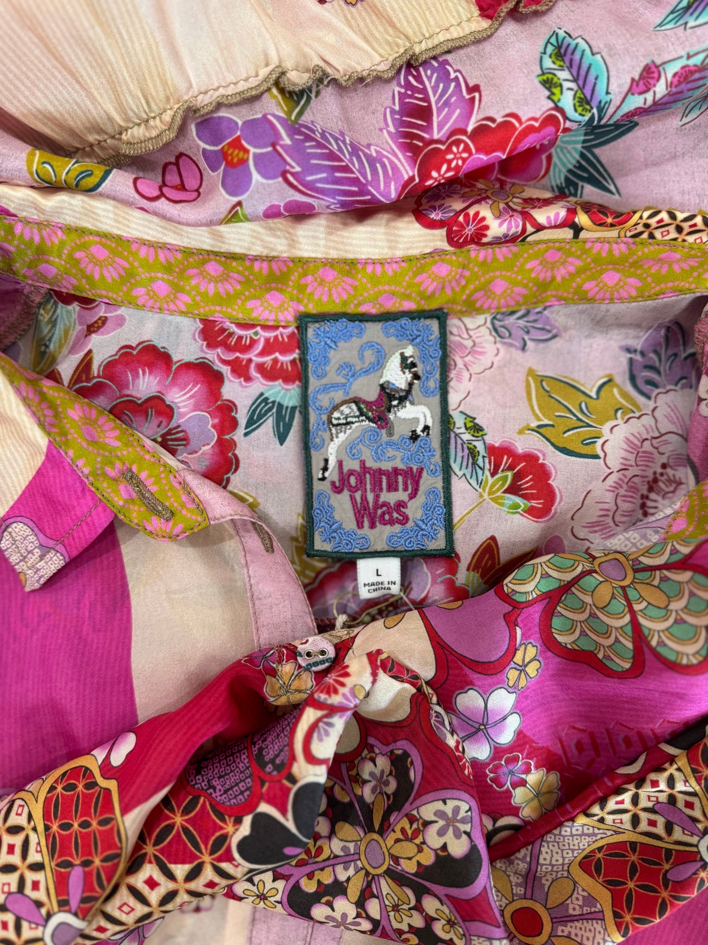 Johnny Was Boho Patchwork Dress