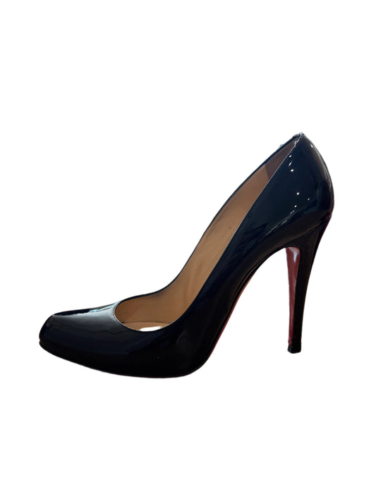 Christian Louboutin Black Patent Leather Pumps – Size 39.5
