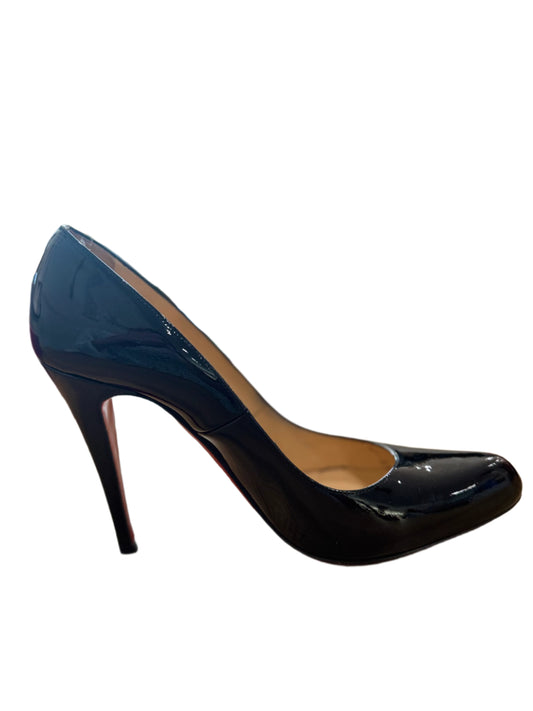 Christian Louboutin Black Patent Leather Pumps – Size 39.5