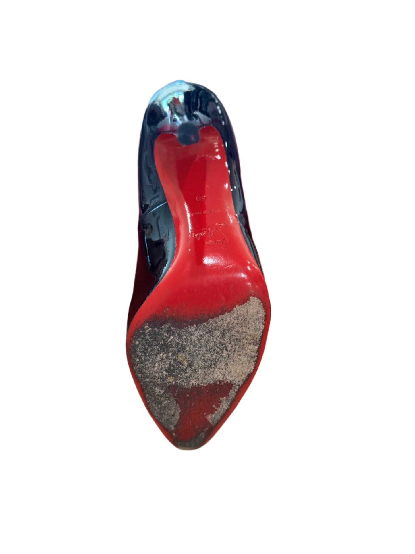 Christian Louboutin Black Patent Leather Pumps – Size 39.5