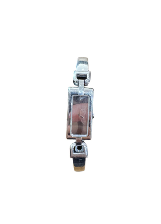 Movado Stainless Steel Rectangle Link Watch