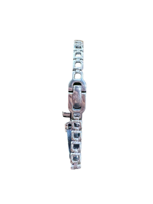 Movado Stainless Steel Rectangle Link Watch