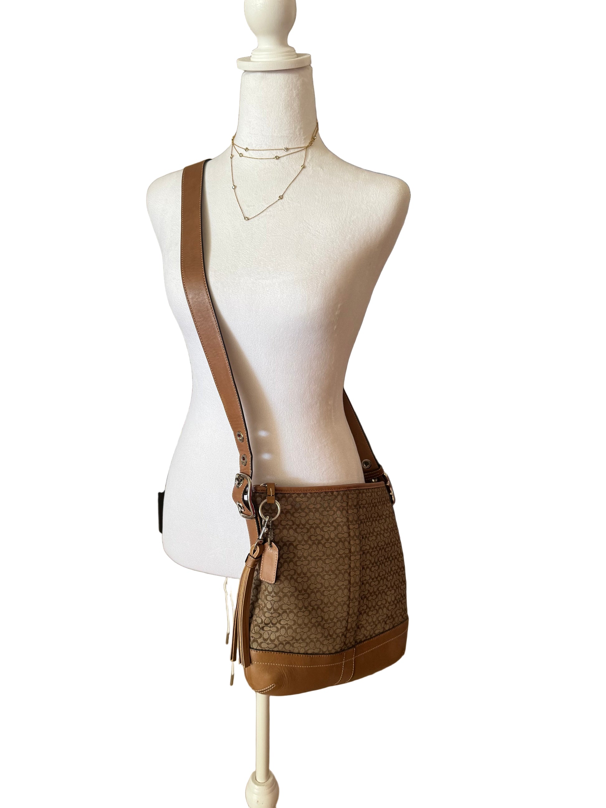 Coach Signature Jacquard Crossbody - Gazelle Fashion & Style