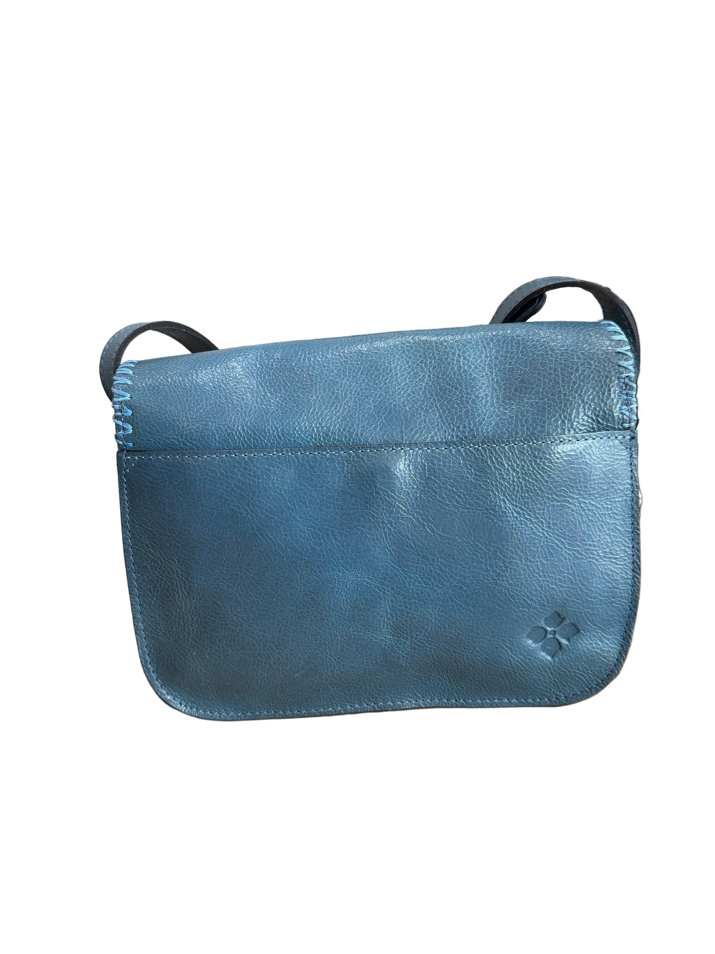 Patricia Nash Blue Leather Crossbody