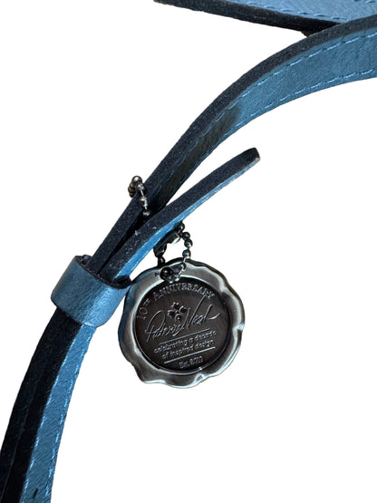Patricia Nash Blue Leather Crossbody