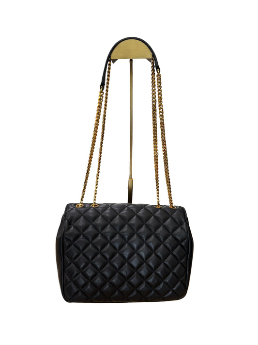 Versace Quilted Leather Shoulder Bag