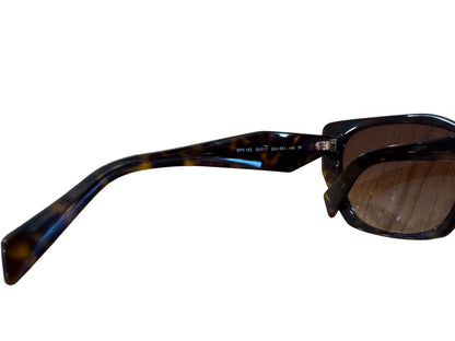 Prada Tortoiseshell Oversized Sunglasses