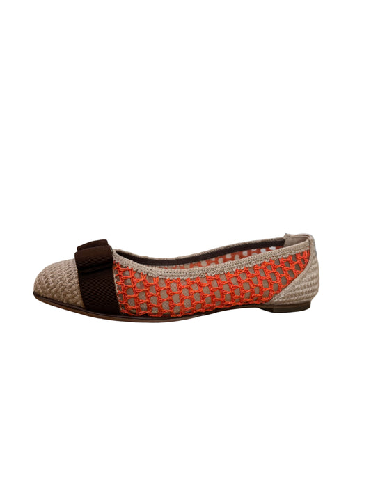 Salvatore Ferragamo Vara Bow Woven Flats