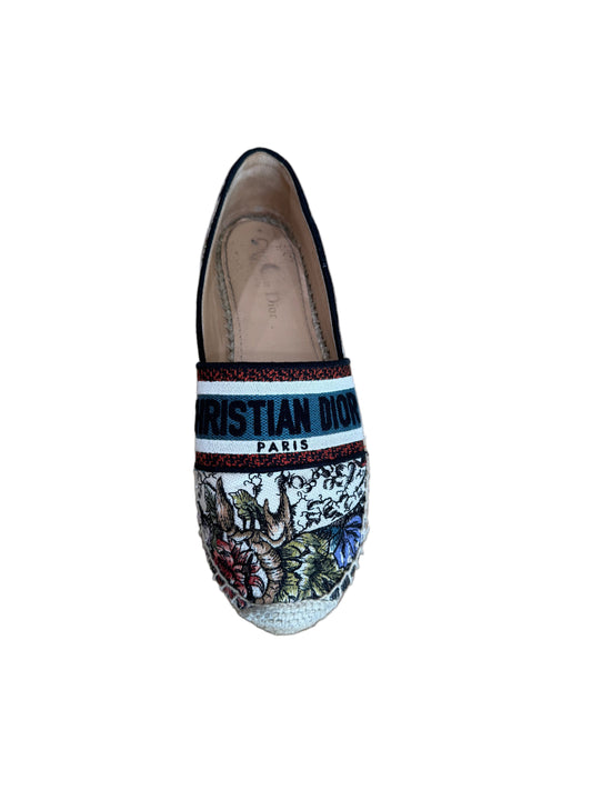 Christian Dior Embroidered Espadrilles
