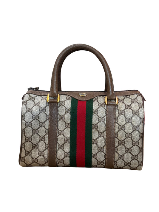 Gucci Monogram Boston Bag