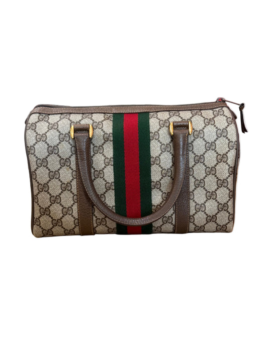 Gucci Monogram Boston Bag