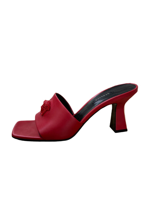 Versace Medusa Leather Mules