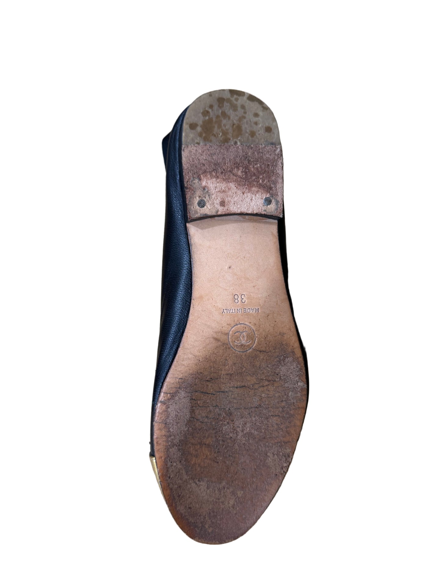 Chanel Cap-toe Ballet Flats-Shoes-Gazelle Fashion and Style