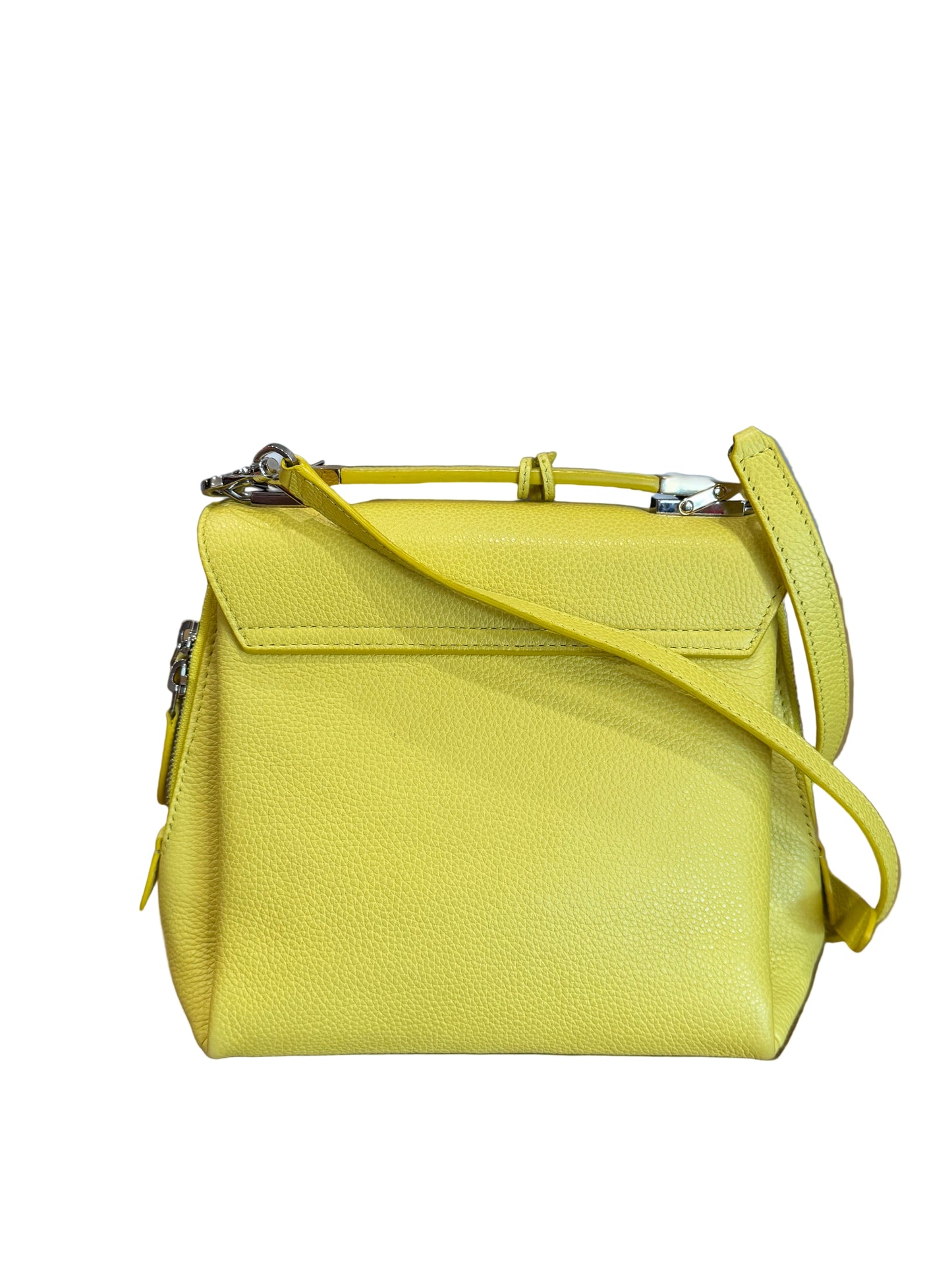 Balenciaga Yellow Leather Crossbody