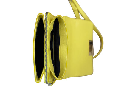 Balenciaga Yellow Leather Crossbody