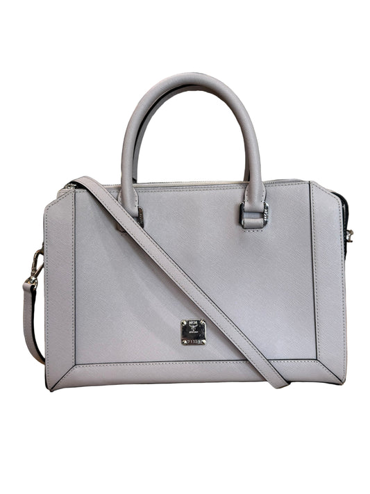 MCM Structured Saffiano Leather Tote