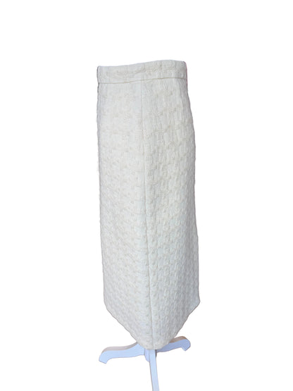 Gucci Textured Tweed Pencil Skirt