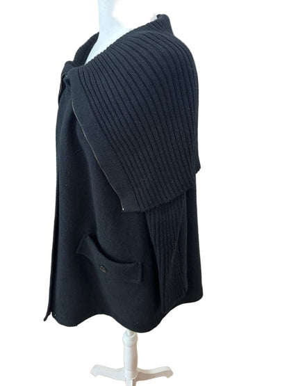 MaxMara Studio Wool Cape Jacket