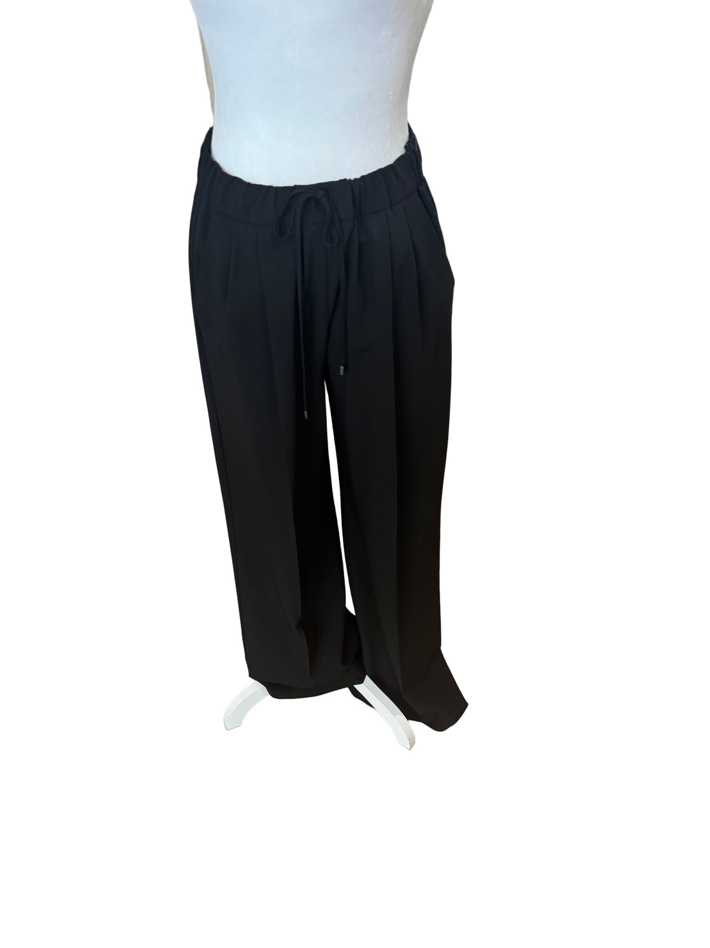 MaxMara Black Wide-Leg pants