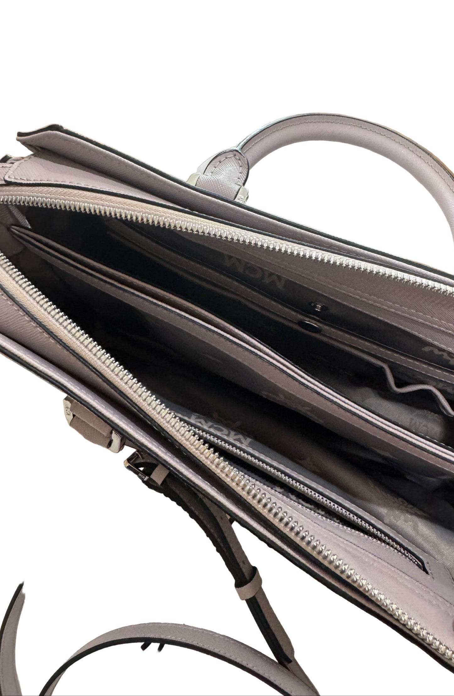 MCM Structured Saffiano Leather Tote
