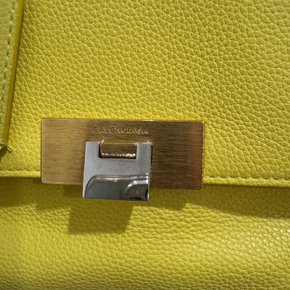 Balenciaga Yellow Leather Crossbody