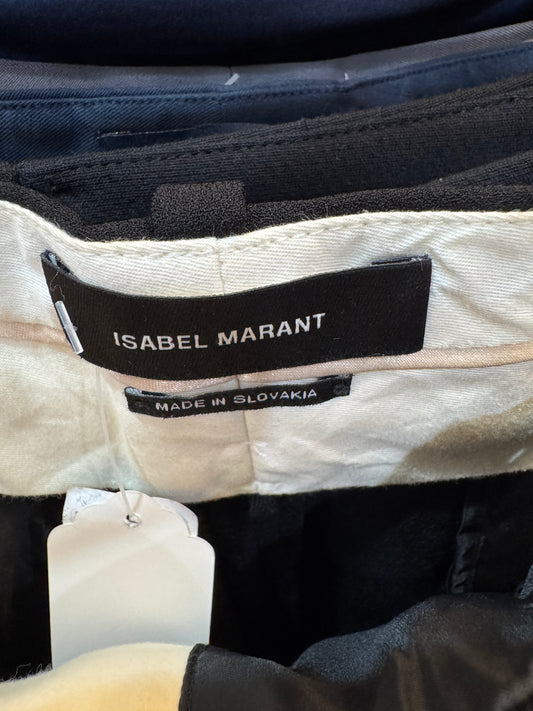 Isabel Marant Black Crop Pant-Pants-Gazelle Fashion and Style