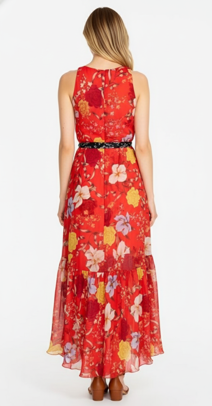 Johnny Was Nidra Tie-Front Dress Size: S $225-Dresses-Gazelle Fashion and Style