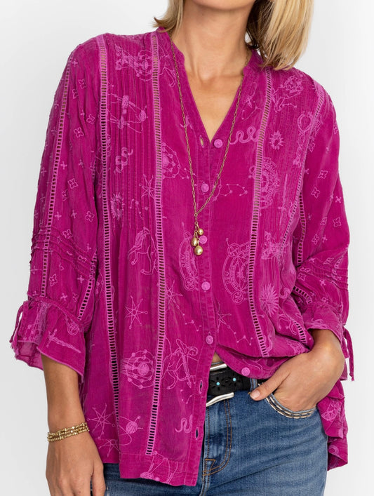 Johnny Was Mystic Delta Tunic Size: S-Tops-Gazelle Fashion and Style